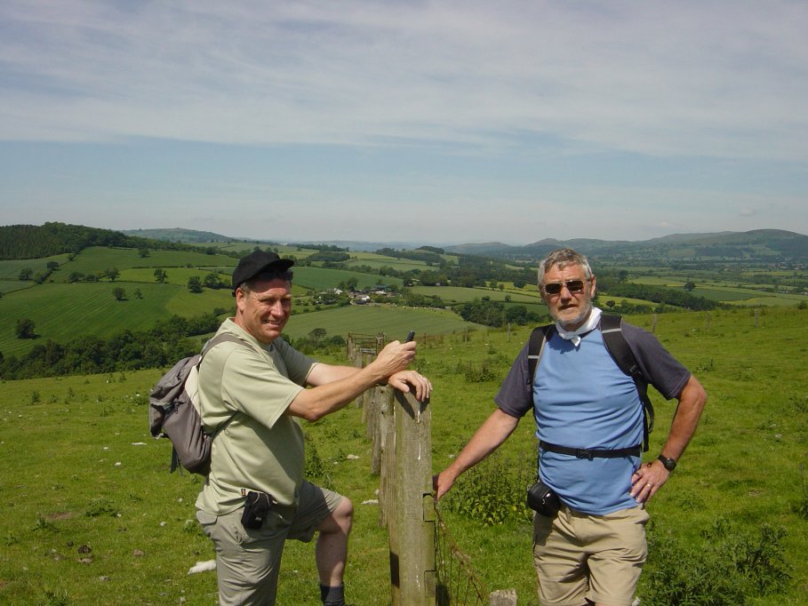John & Pat after the climb up the Port way